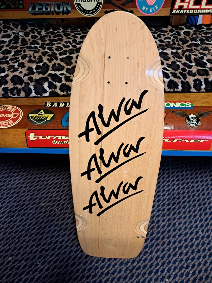 Alva Tri Logo Skateboard Deck Reissue - Image 1 of 2