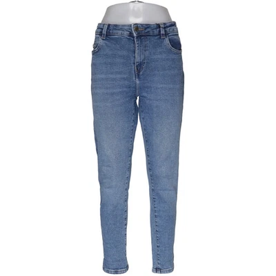 Zara, jean, taille : 42, bleu, coton/élasthanne, monochrome, denim, femme #ddo - Photo 1/4
