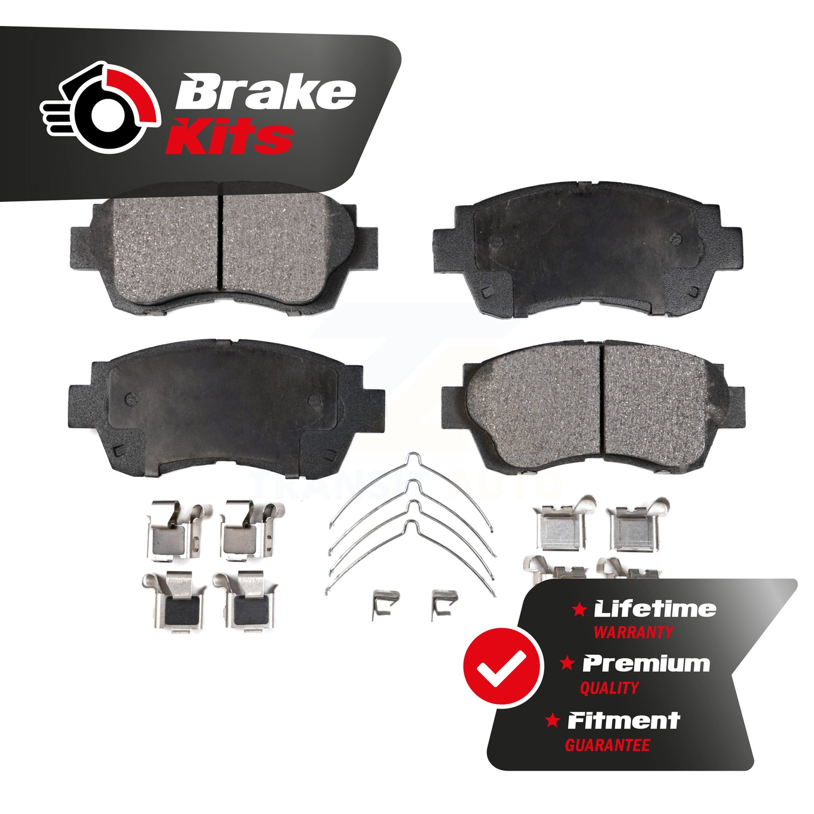 Front Semi-Metallic Brake Pad For 1992-2001 Toyota Camry 1998-2003 Sienna
