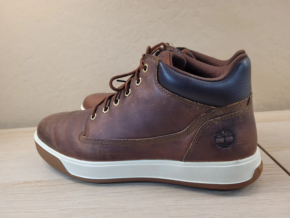 Timberland Botas Chukka de Cuero Marrón A17P3 Para Hombres 10.5 BONITAS Foto 2 de 4