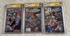 CGC Amazing spider-Man #601, BLACK CAT #1, Ultimate Spider-Man #4, Signed By JSB