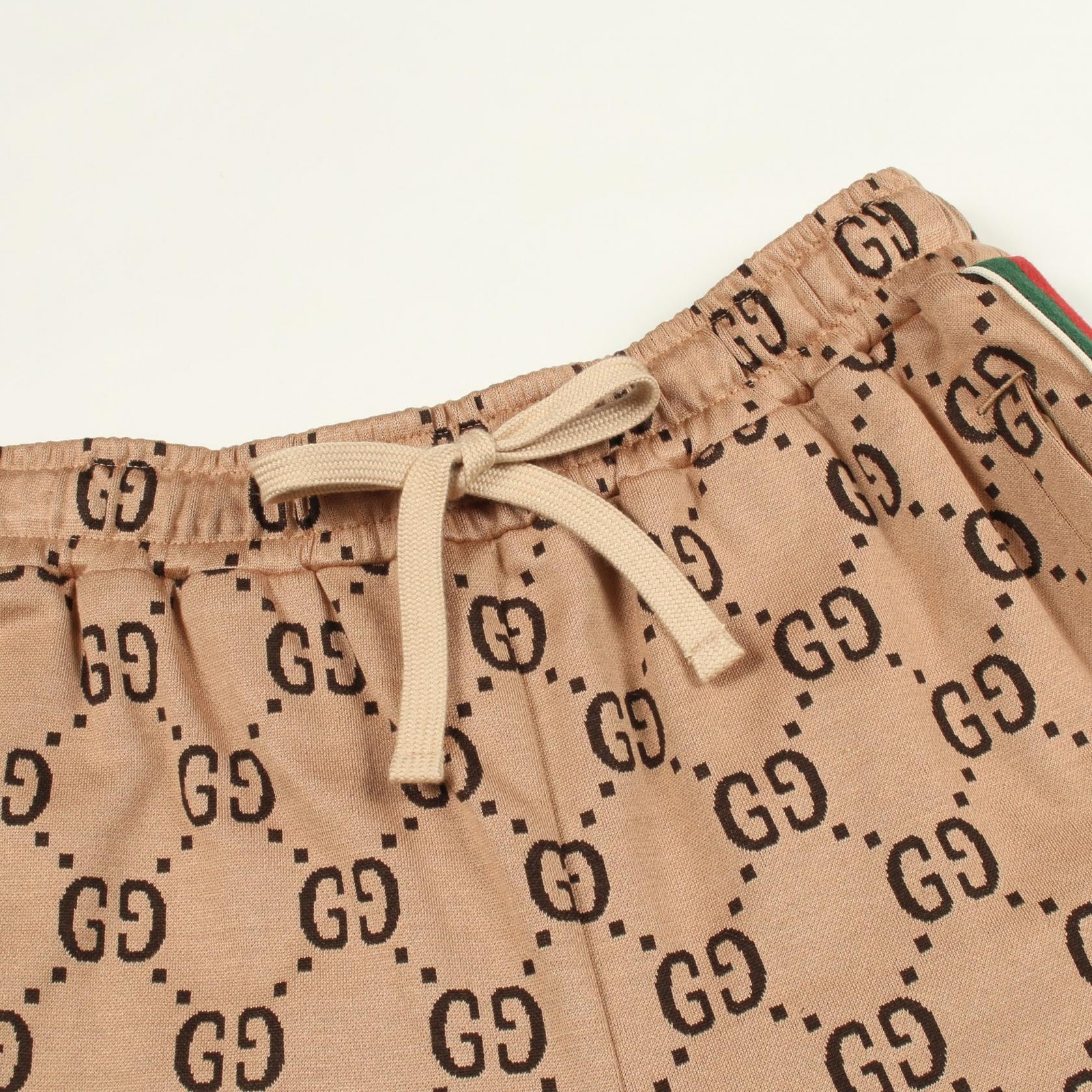 GUCCI Jumbo GG Half Pants cotton Brown Green Red Used mens size XS thumbnail 6