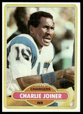 Charlie Joiner 1980 Topps #28 San Diego Chargers