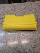 1976 Vintage Gabriel Erector Set Yellow Plastic Case w/Pieces Mix Building