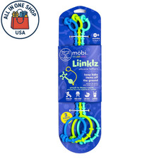 Mobi Liinklz Silicone Tethers for Car Seats High Chairs, 3 Pack