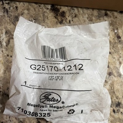 Gates 12G-12FJX Female Hydraulic Hose Coupling, G25170-1212, 25170 1212 NEW