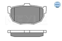 Bremsbelagsatz Scheibenbremse Hinten Meyle 025 215 5314 W FÜR Hyundai KIA