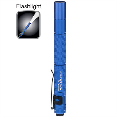  MT-100BL Bayco Mini-TAC Flashlight - Blue - 2 AAA Batteries