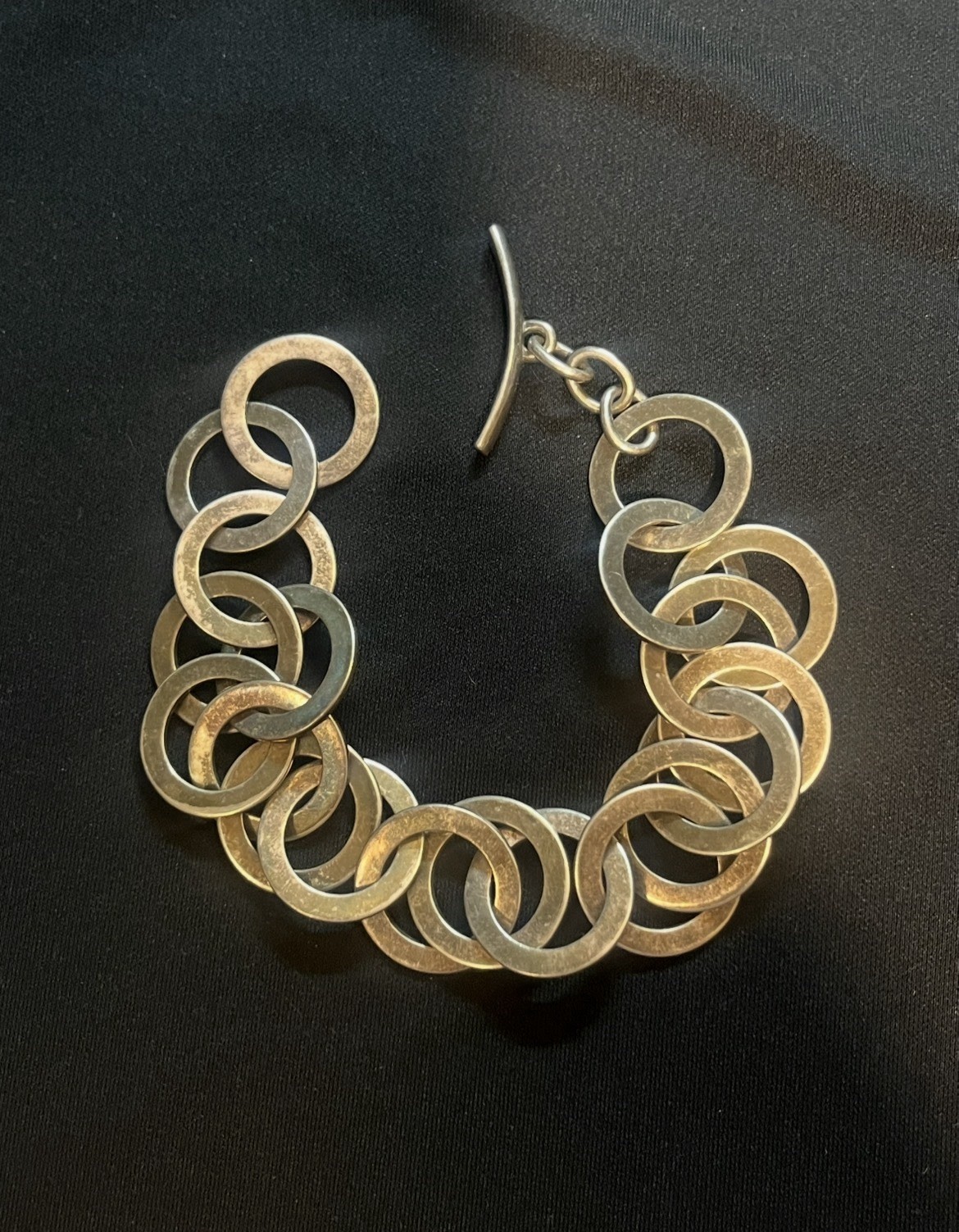 Silpada Sterling Silver Interlocking Circles Togg… - image 2