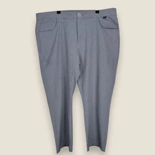 Travis Mathew Performance Golf Pants Men Size 40 Gray Straight Wicking Tech