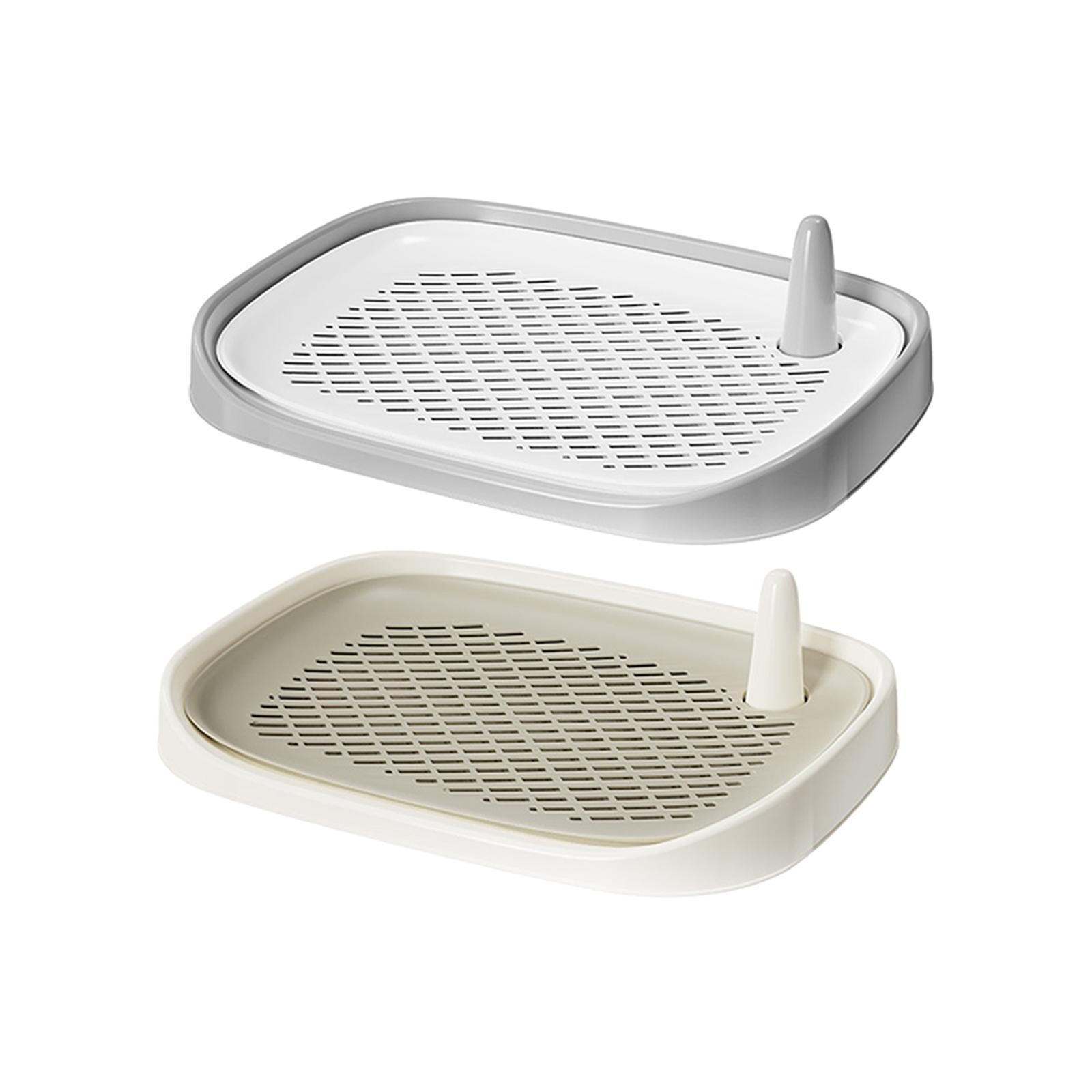 Vassoio per WC per cani con colonna rimovibile, accessori animali domestici