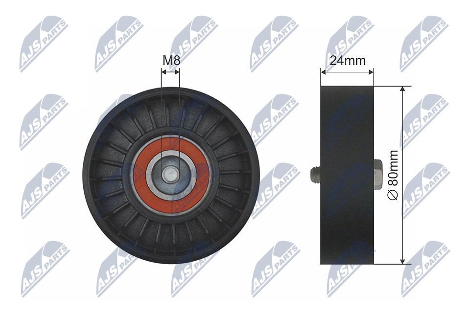 ✅Fits NTY RNK-SA-002 PULLEY IDLER V-BELT  ⭐UK Seller⭐