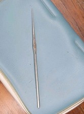 VINTAGE NEW UNUSED Hero Crochet Hook Made In England Size 12 Metal. RARE . c