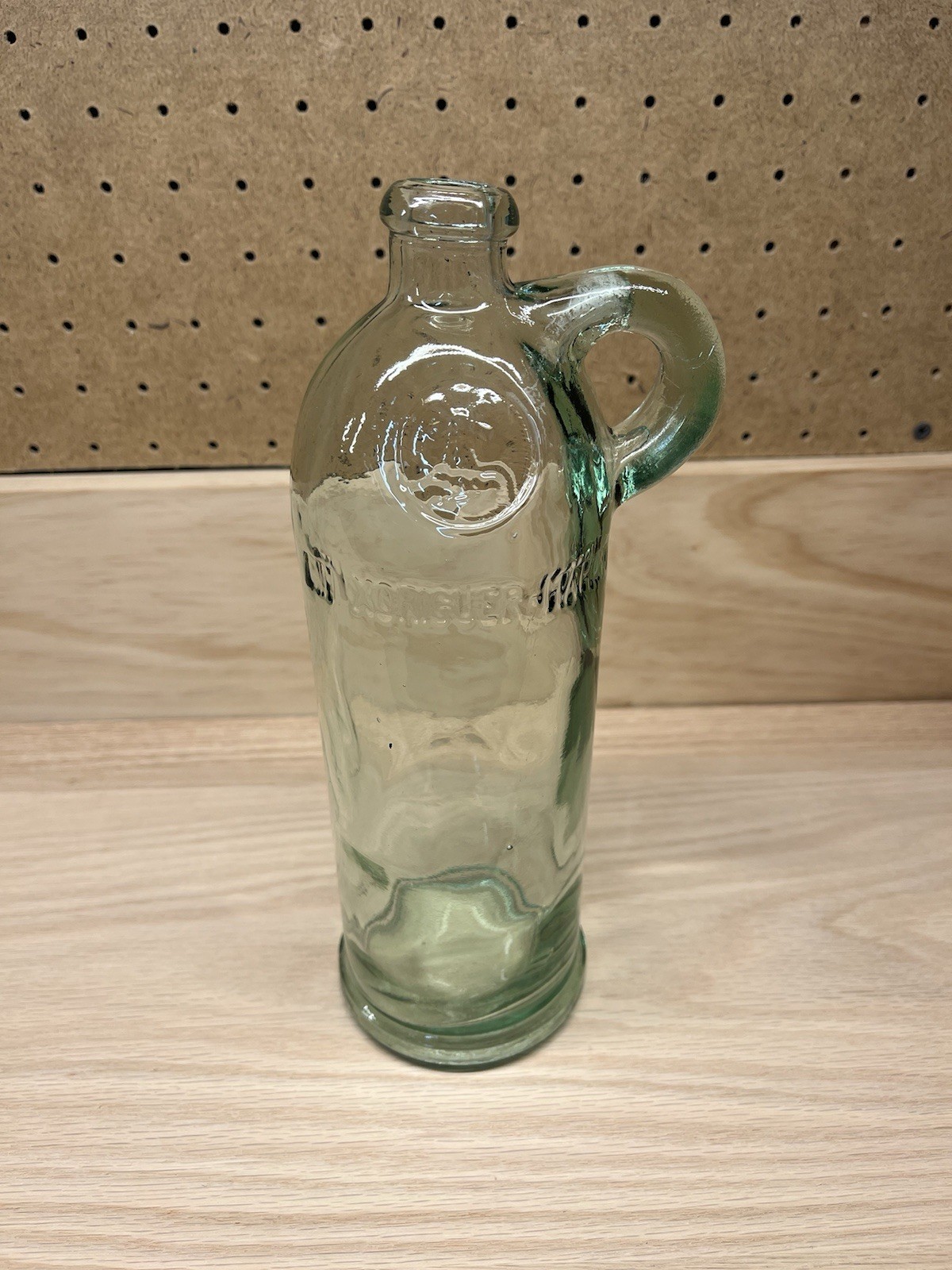 Vintage Gin Xoriguer - Mahon green glass bottle