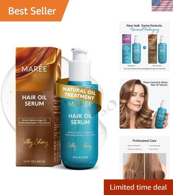 Essential Hair Serum with Argan Oil - Moisturizing & Smoothing Treatment