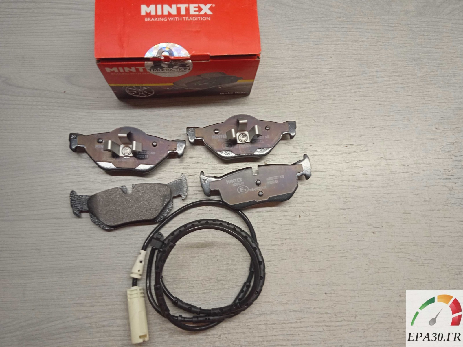 Plaquettes de frein MDB3449 pour BMW Série 1 E81 E87 E88