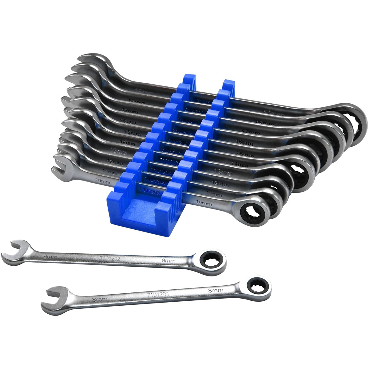 Astro Pneumatic 71012 Super Thin Razor Ratcheting Wrench Set 12 