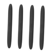 4pcs Car Door Edge Guards Protectors Silicone Side Doors Edge Protector Black