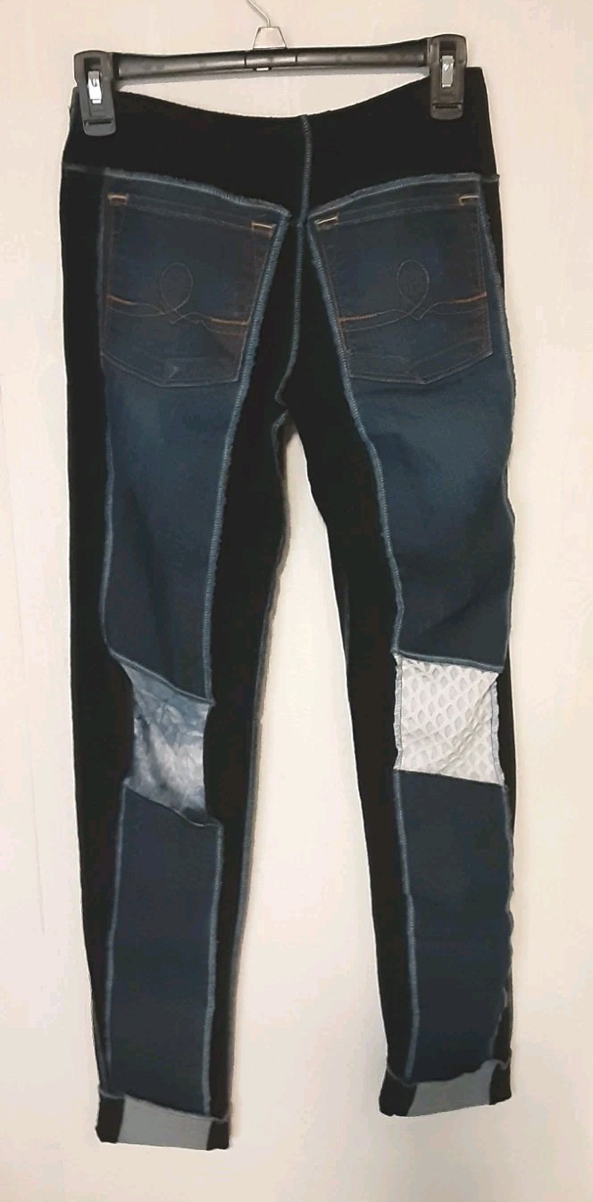 Styles Ever After- Unique Patchwork Skinny Jeans … - image 2