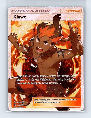 ~ESP~ SPANISH Kiawe Burning Shadows 144 Pokemon Card (kx)w24