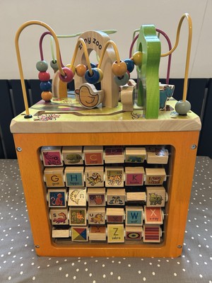Smyths Zany Zoo Wooden Activity Cube Assortment UK