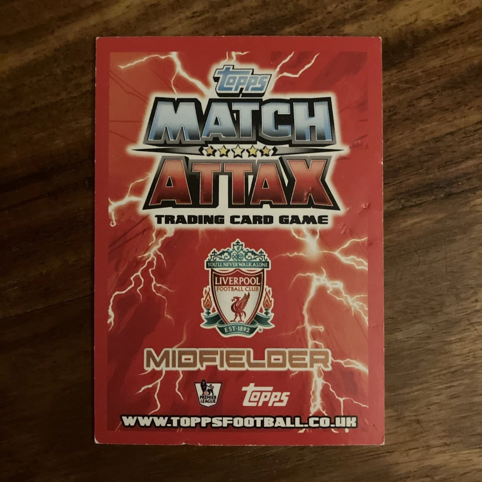 Match Attax 2012/13 Joe Allen Base Card (Read Description) - Image 2 of 2