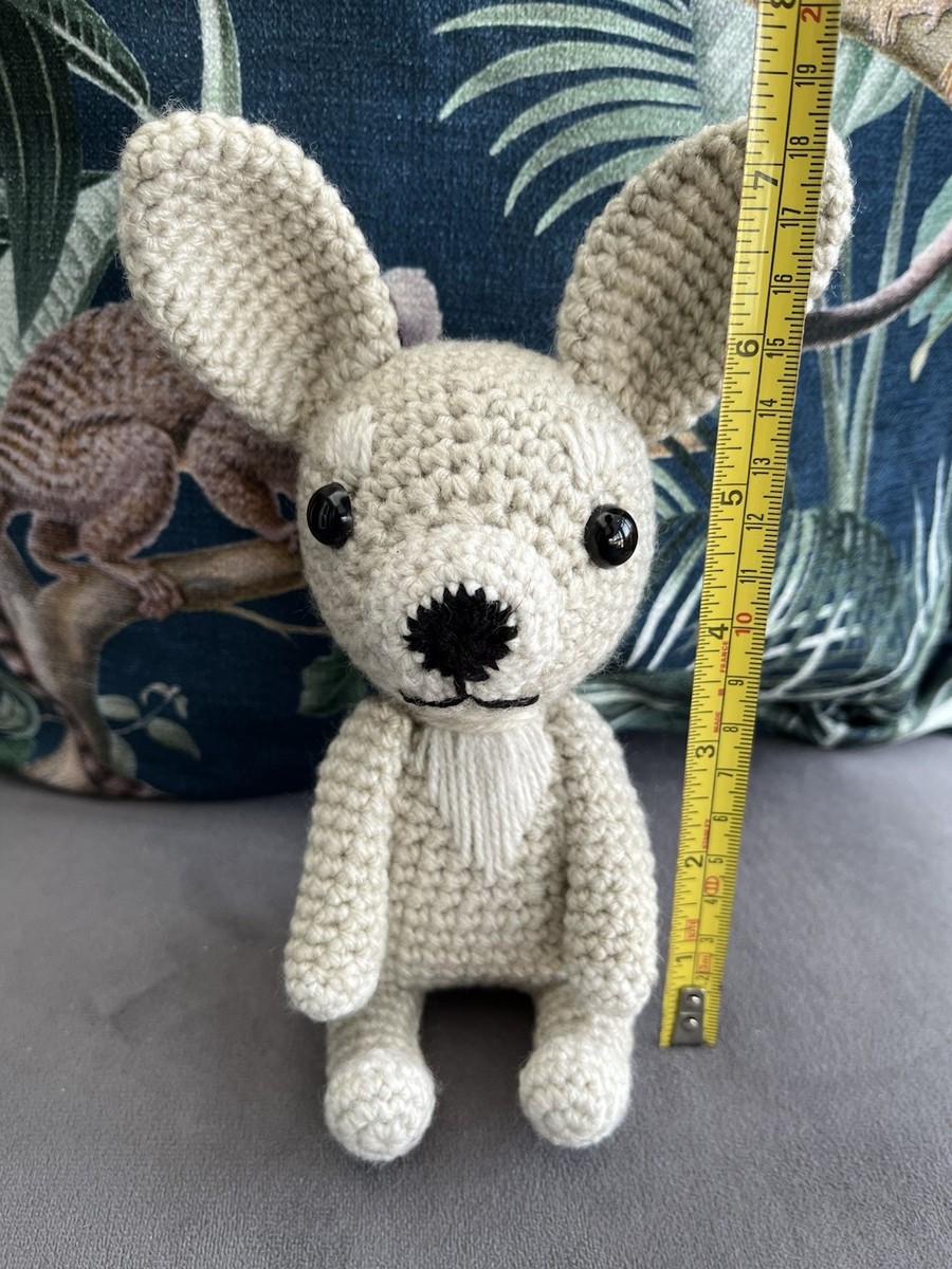 Crochet Chihuahua figurine New Handmade Dog lover gift Around