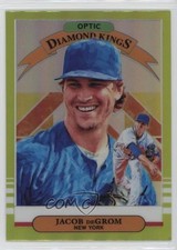 2019 Panini Donruss Optic Diamond Kings Lime Green Prizm Jacob deGrom #19 0b5