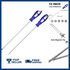 12 Inches Long Slotted and Phillips Screwdriver, 12" Long Cross-Head Screwdriver