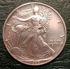 1993 US Silver Eagle 1 oz .999 Fine Silver