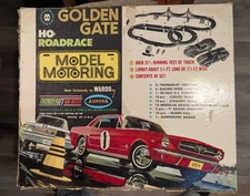 AURORA Golden Gate HO Roadrace MODEL MOTORING Made for WARDS 1966  