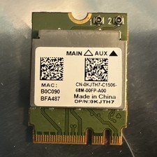 Realtek RTL8723BE M.2 WiFi Bluetooth Combo Card 802.11 b/g/n 0KJTH7 68M-00FP-A00