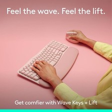 Logitech - Wave Keys and Lift Vertical Mouse ...