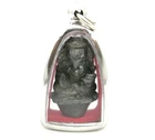 Antique Ganesha Thai Amulet Pendant Lek Lai Blessed Wat Suthat 1942 Elephant God