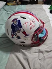 Treveyon Henderson Autographed Full Size Authentic Patriots TB Helmet