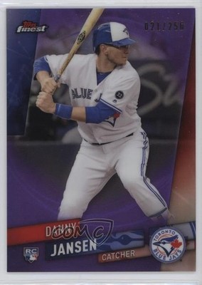 2019 Topps Finest Purple Refractor 21/250 Danny Jansen #76 Rookie RC 0fw9