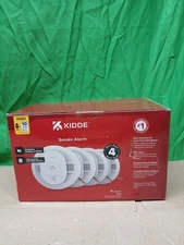 Kidde Smoke Alarm Model 20SA10 Hard Wired Detector 10 Year battery 4 Pack
