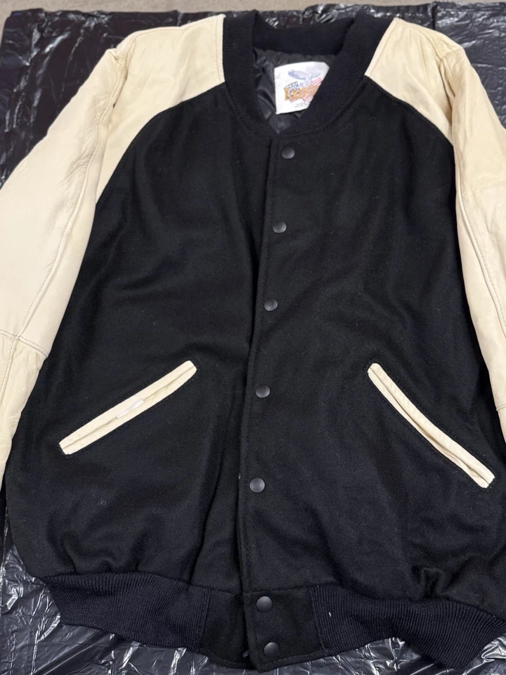 复古骆驼轰炸机赛车罕见夹克男式蓝色美国 90 年代 XL 码 — 第 2/4 张图片