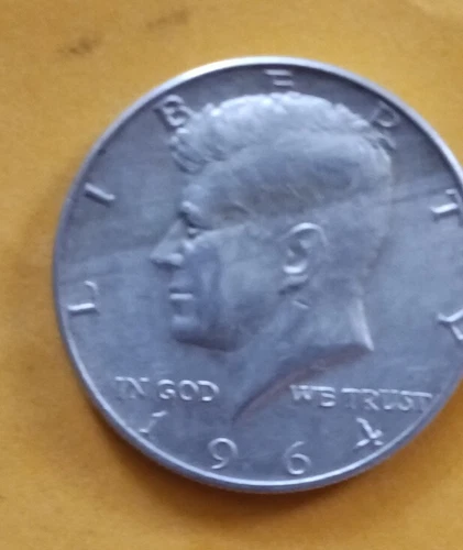 New ListingSilver Kennedy Half Dollar Coin 1964 50C 0.9 Fineness Uncertified US Coin