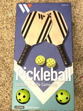 Wild side Pickle Ball Outdoor Paddle Game Set NIB