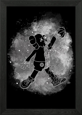 Kaws Dunk Gerahmtes Wandbild Poster Leinwanddruck Bild