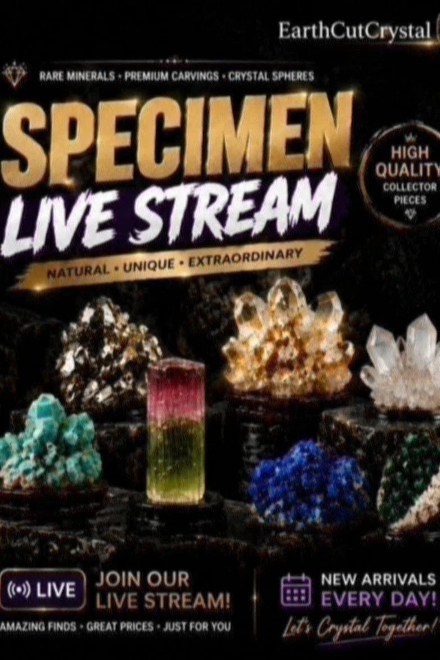 High End Specimen Live Auction🔥Rare UV Mineral 💚 Free shipping✈️