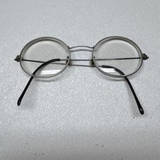 Vintage round wire rim eyeglasses with a classic antique design