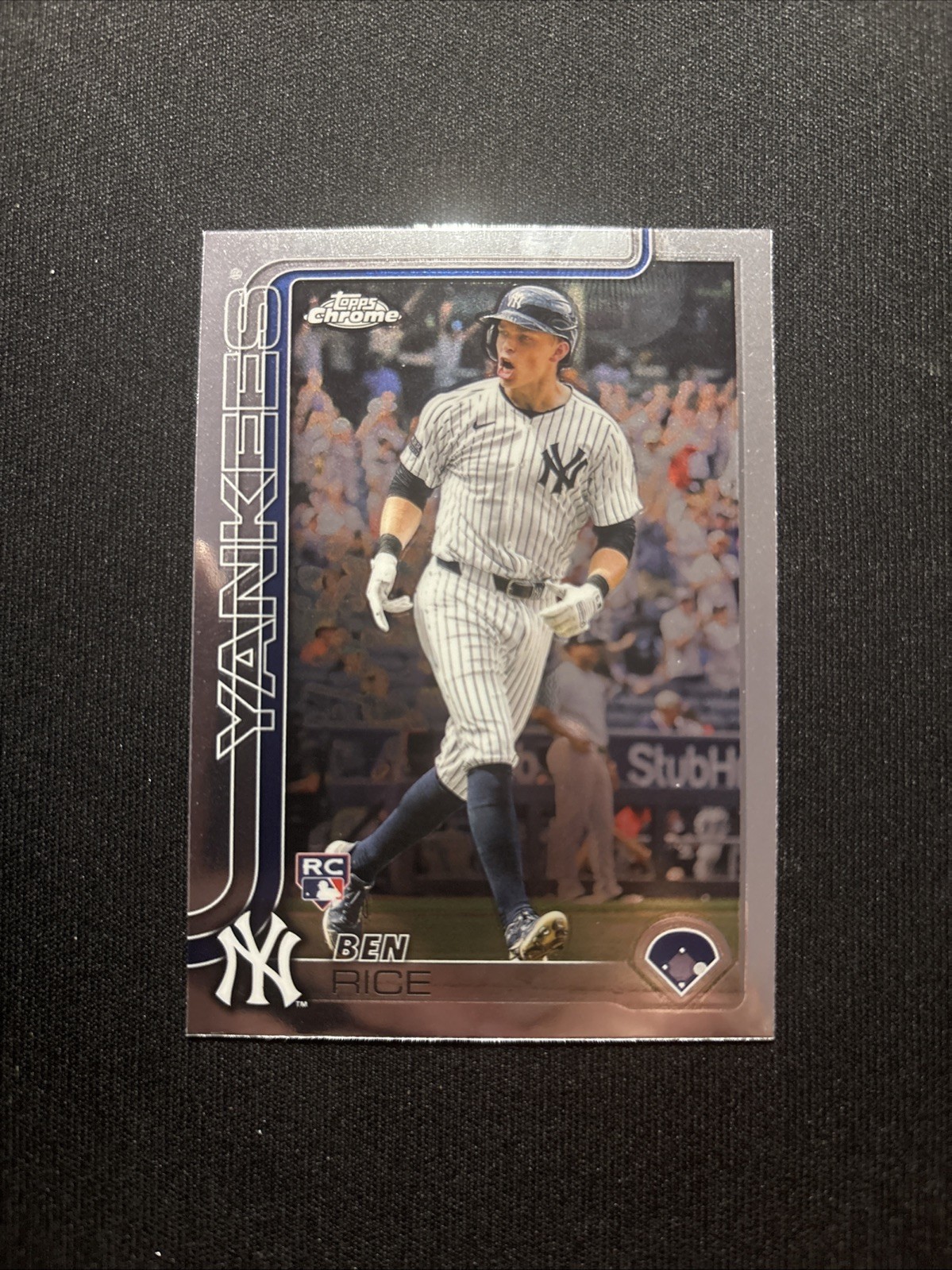Ben Rice 2025 Topps Chrome Rookie RC New York Yankees #139 D3