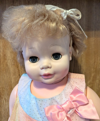 Vintage 1978 Eugene Baby Two Year Old Toddler Doll, 30   Walker Playpal Type