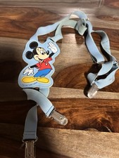 Vintage Mickey Mouse Blue Children's Suspenders Lee Co.