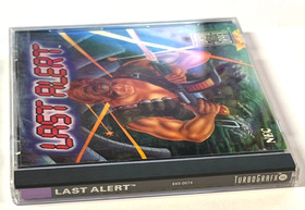 NEC TurboGrafx-16 CD LAST ALERT (1990) Duo   *** FREE FAST PRIORITY SHIPPING***