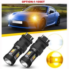 3157 3156 Turn LED Signal Lights No Hyper Flash WHITE AMBER Dual Color 2-20x