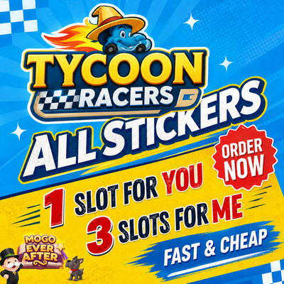MOGO   - SPRINGFIELD RACERS for Monopoly Go  SUPER FAST 24/7