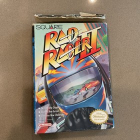 Rad Racer II (Nintendo Entertainment System, 1990) Complete CIB Poster 2 NES